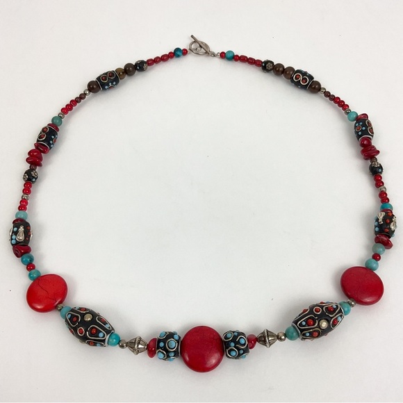 Vintage straw open weave sun hat with custom beaded band M/L beach resort wear - Picture 11 of 12